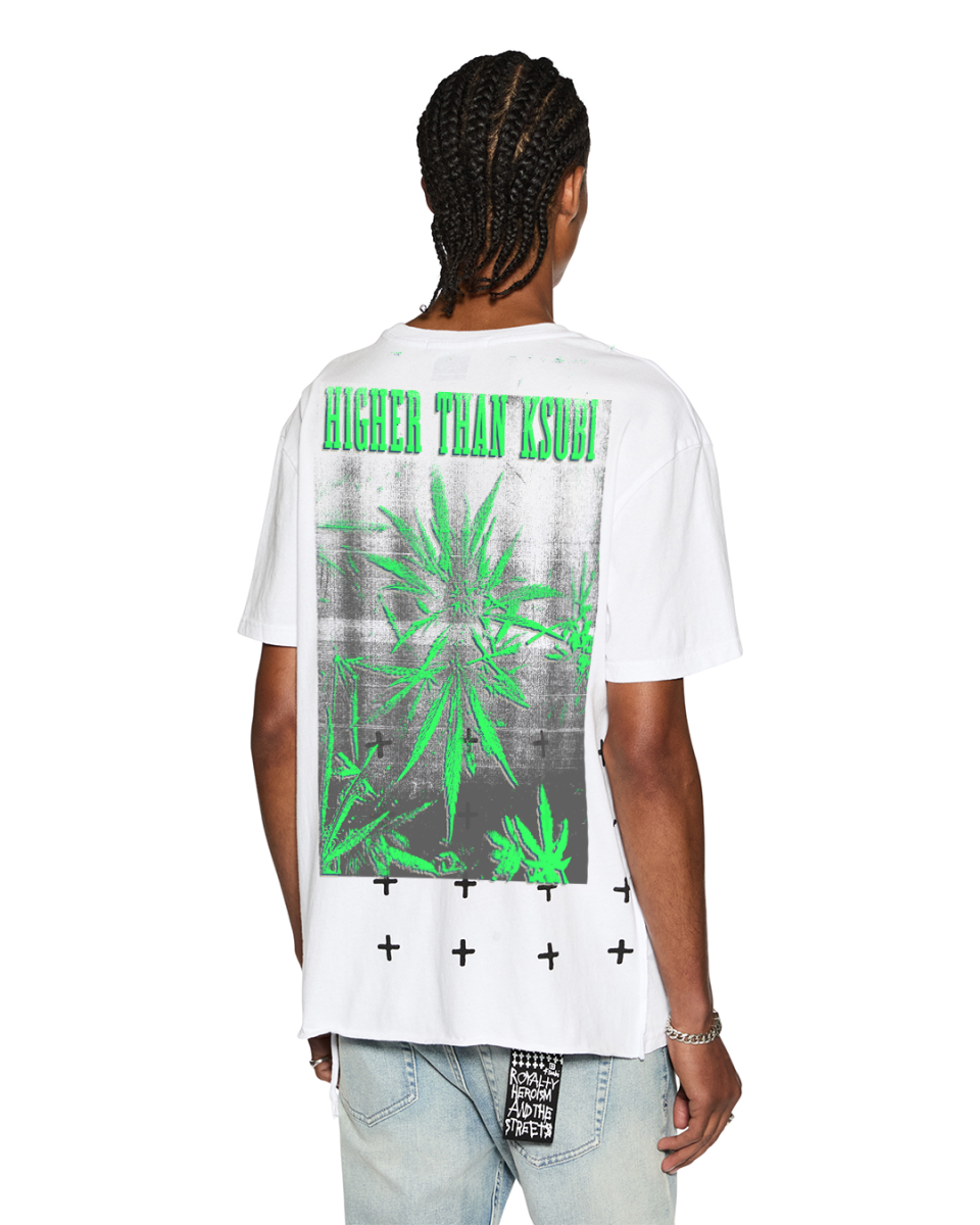 HIGHER BIGGIE SS TEE TRU WHITE