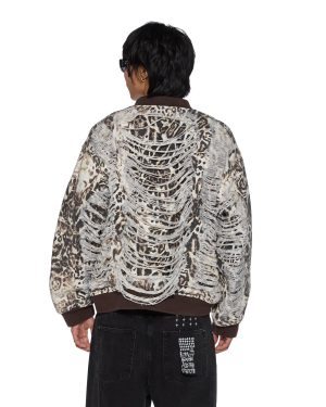 MOWALOLA BOMBER CHEETAH TRASHED