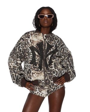 MOWALOLA BOMBER CHEETAH TRASHED