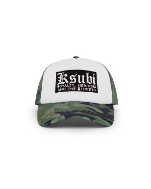 KROME PUFF TRUCKER CAP CAMO