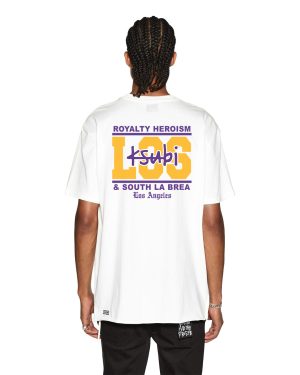 LA AND THE STREETS SS BIGGIE TEE WHITE