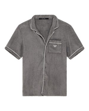LOUNGE SS RESORT SHIRT CHARCOAL