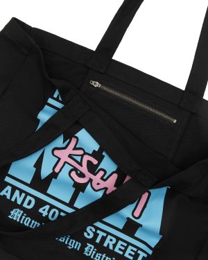 MIAMI AND THE STREETS TOTE BLACK