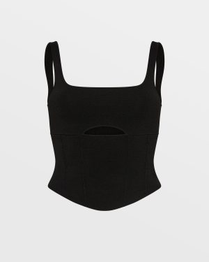 VERTIGO BUSTIER BLACK