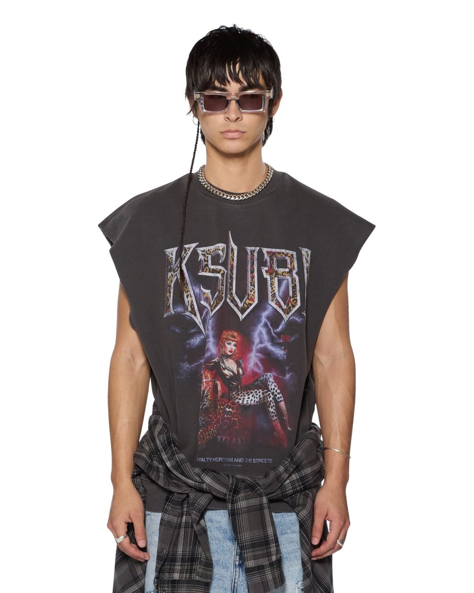KINGDOM SLASH CREW FADED BLACK