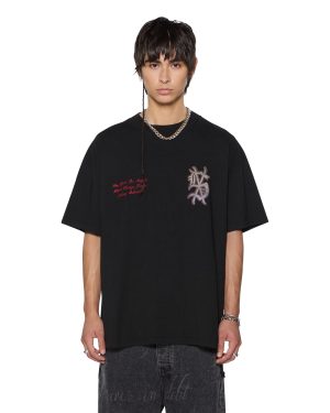 PLAYOFF EKCESS SS TEE JET BLACK