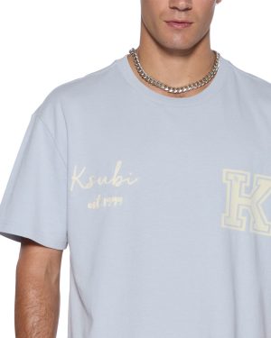 SALUD BIGGIE SS TEE BLUE MIST