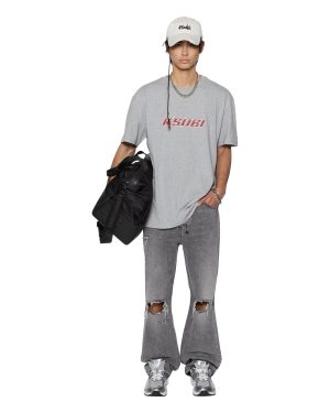 STINGER BIGGIE SS TEE GREY MARLE