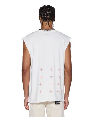 PARADISO CUT OFF TEE VINTAGE WHITE