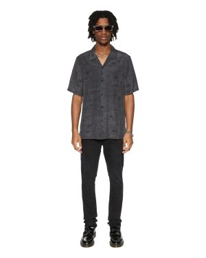 VERSES RESORT SS SHIRT BLACK