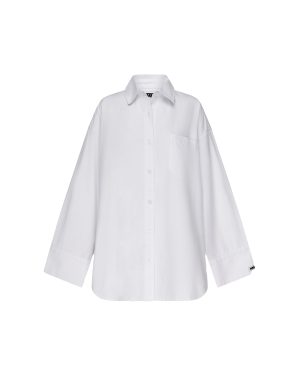 ASTRA LS SHIRT WHITE OXFORD