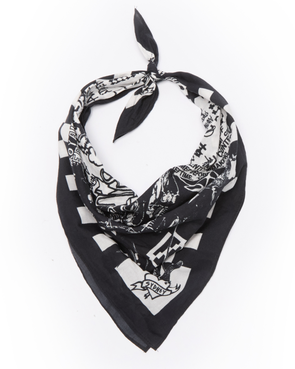 DEATH MACHINE BANDANA BLACK