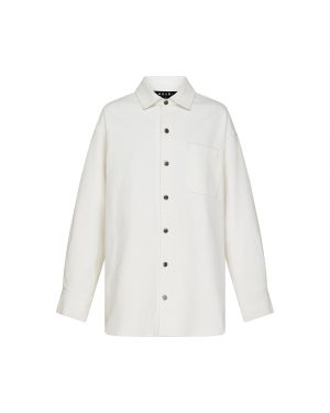 OVERSIZED LS SHIRT ECRU