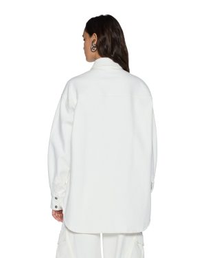 OVERSIZED LS SHIRT ECRU