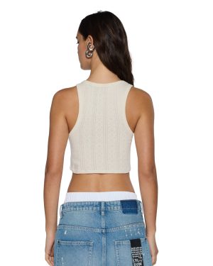 SOTT ORIGIN CROP TANK CREAM