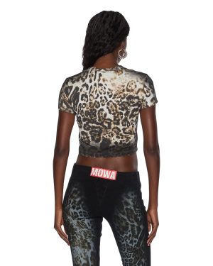 MOWALOLA BABY TEE CHEETAH