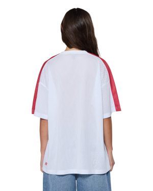 STINGER MOTO BOYFRIEND JERSEY WHITE